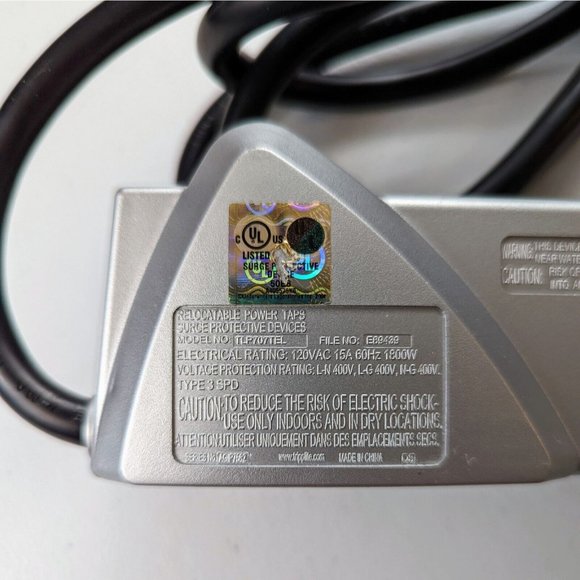 TRIP-LITE Model TLP707TEL 7 Outlets Surge Suppressor 7ft Cord - Picture 6 of 6